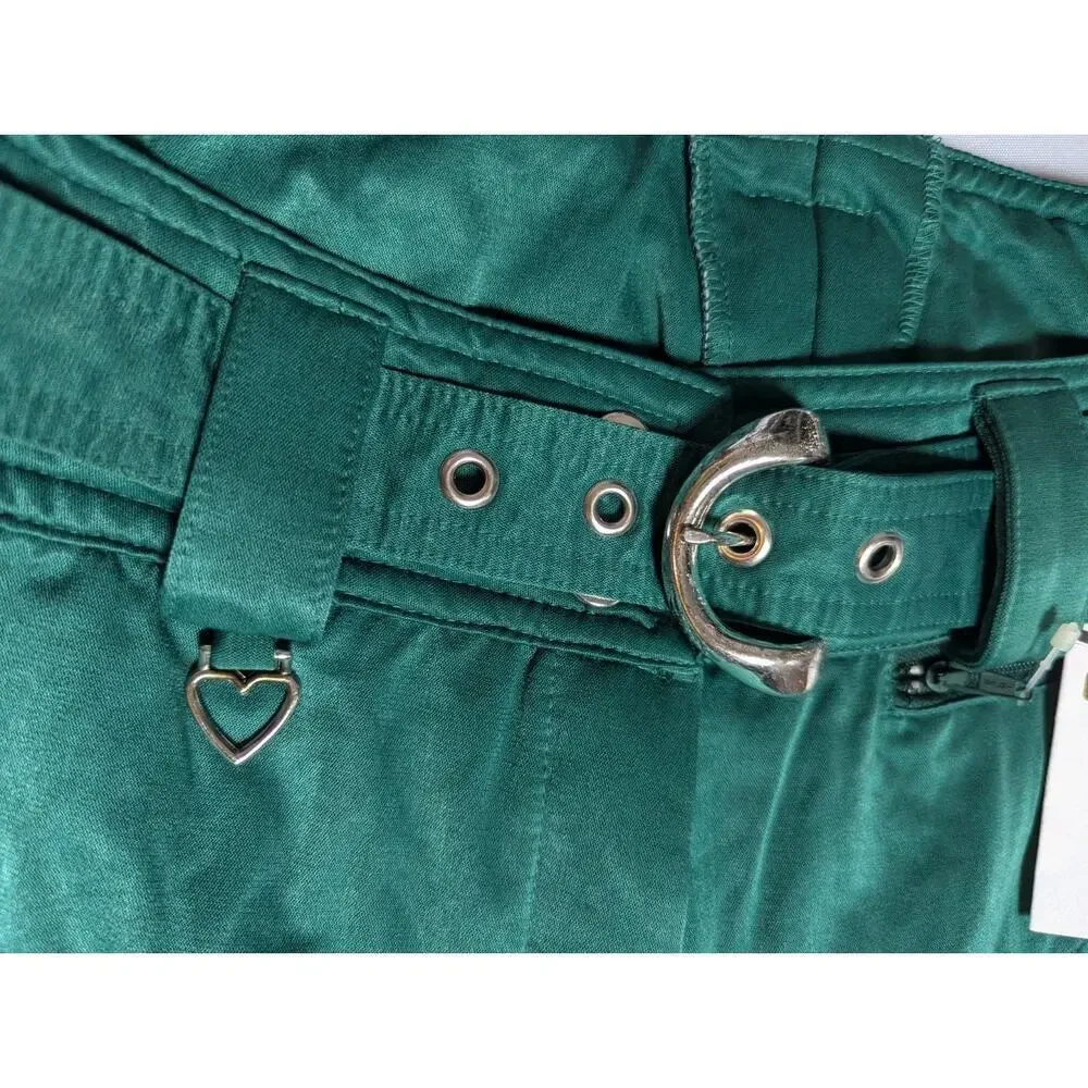 Obermeyer Stiletto T Thermolite Insulated Ski Pants Retro Green Size 10 Tall - Picture 3 of 14